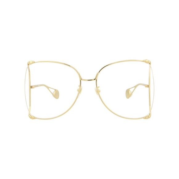 Gucci Accessories - Gucci Round-Frame  Sunglasses Gold Womens